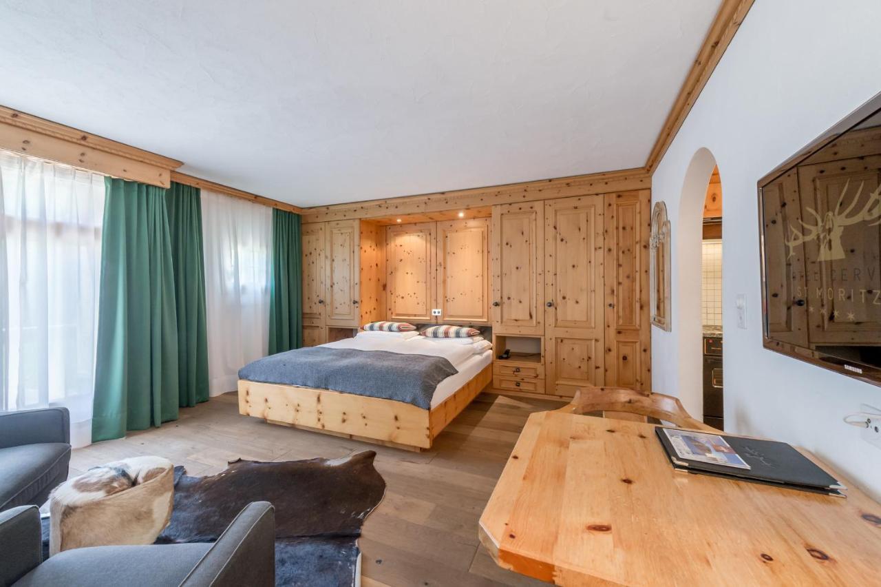 Boutique Hotel Cervus Sankt Moritz Zewnętrze zdjęcie
