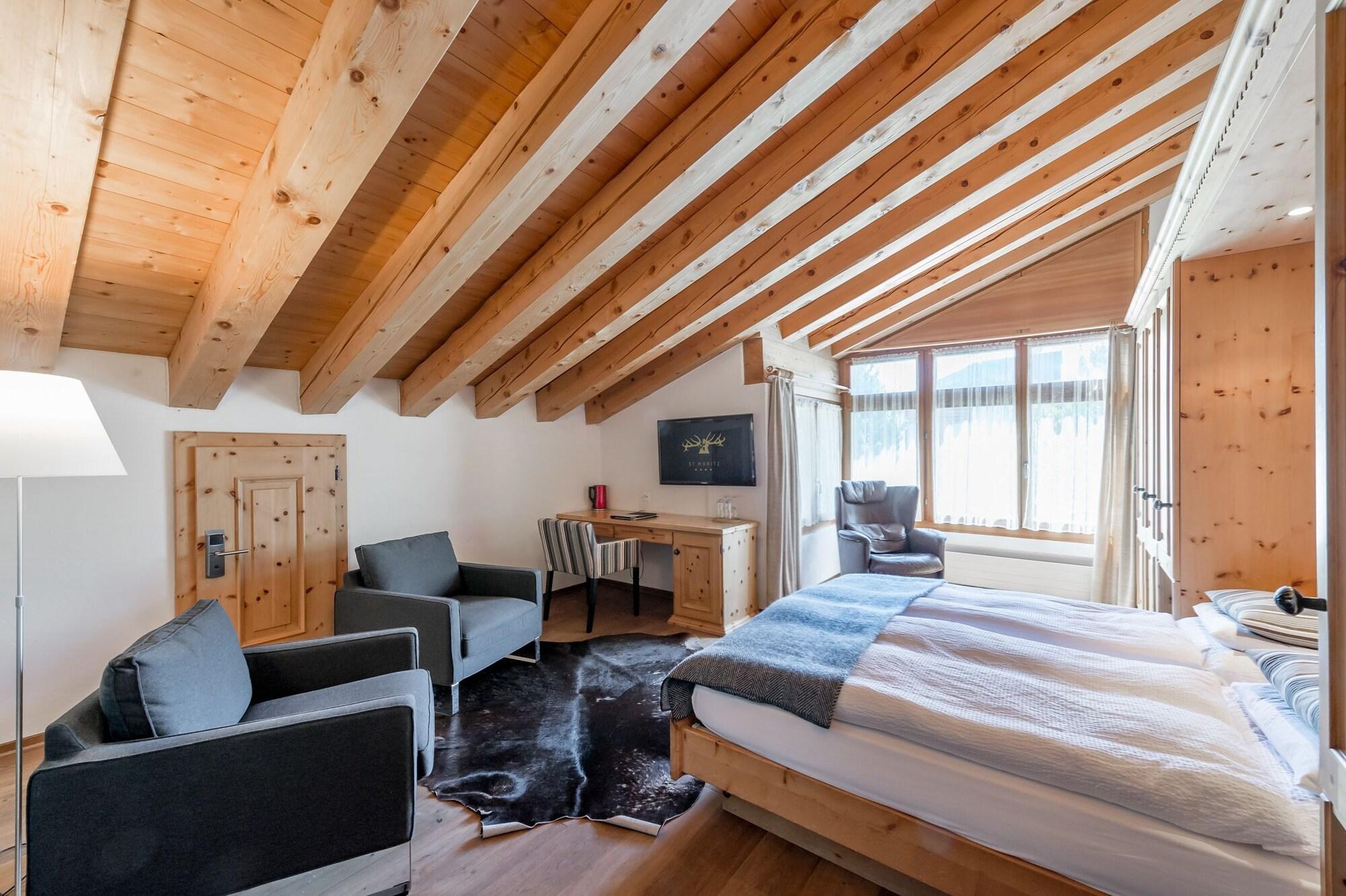 Boutique Hotel Cervus Sankt Moritz Zewnętrze zdjęcie